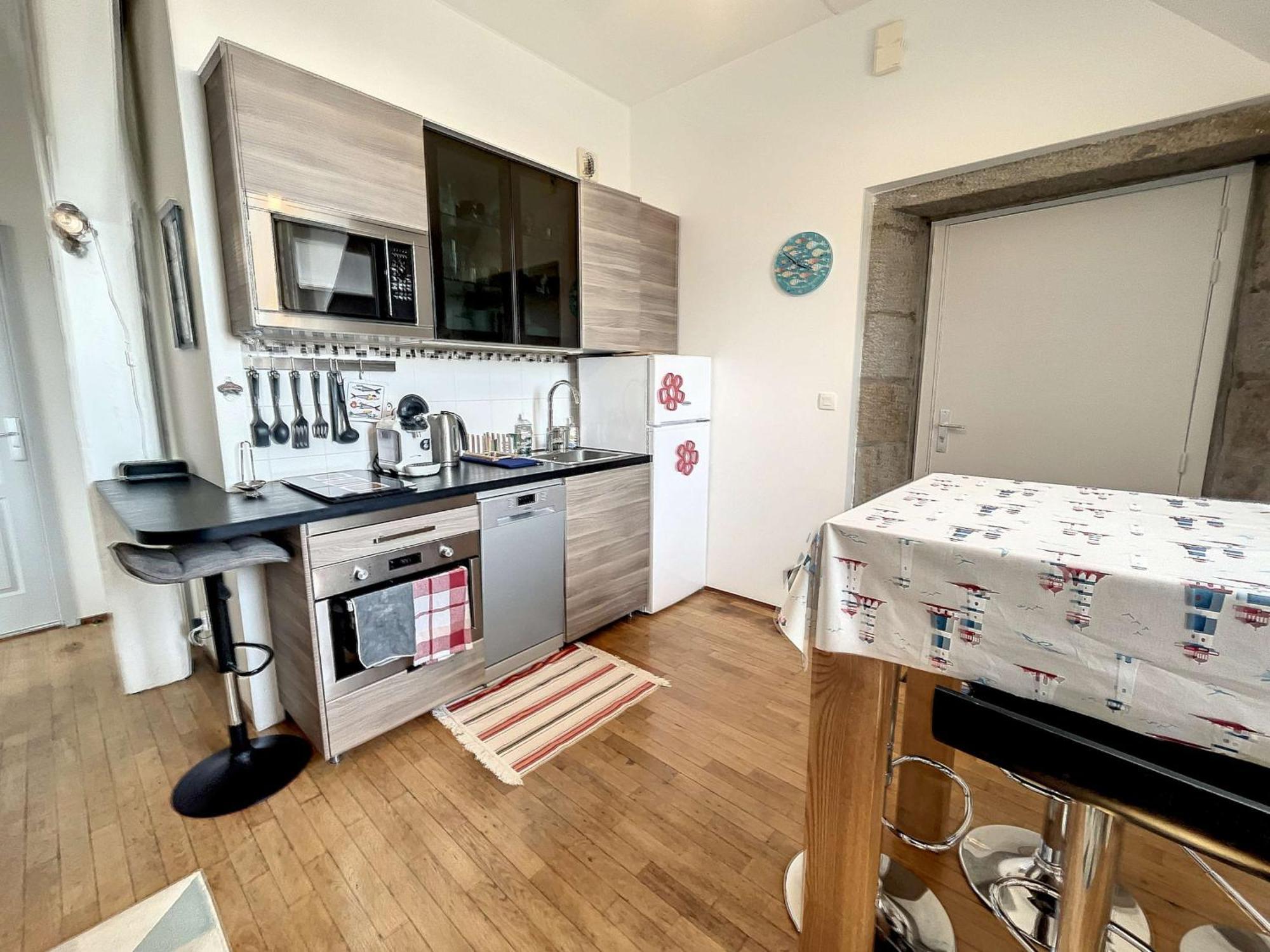Appartement Cosy, 200M Plage, Parking Prive, Wifi - Fr-1-361-18 Гранвил Екстериор снимка